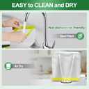 2 x Reusable Freezer Bags - 10 Pack Reusable Sandwich Bags BPA Free, Leakproof, Extra Thick | Food Storage Bags for Freezer, Meal Prep, Travel, Kitchen, Salad & Marinate