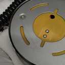 Rocollos 9" Plug-in Wall Mounted Lighted Makeup Mirror 1X/10X Magnification, Super Large Double Sided LED Vanity Mirror for Bathroom, 3 Color Dimmable 360Swivel Extendable Shaving Cosmetic Mirror