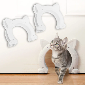 Pet Prep Academy - Paw Portal Cat Door - Cat Door for Interior Door - Great Gifting for Fur Parent and Animal Lover - Cat Door Tunnel, Cat Wall Door Pet Door - 2 Pack