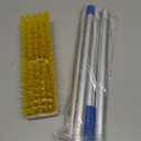 LOLA Deck Scrub Brush Outdoor Broom, Durable Bristles Remove Dirt, Grime, Grout, Leaves, Snow on Patios, Decks, Wet or Dry, 1 Pack (Medium)