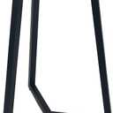 Round Metal Coffee Table Legs,28 Inch Black Iron Dining Table Base Only,Large Circle End Table Legs