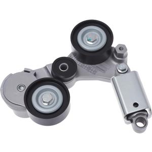 AUQDD 12663047 Belt Tensioner and Pulley Assembly (For 2.4L MILD HYBRID EV-GAS) Fit For 2012-2016 Bu-ick Lacrosse, 12-16 Regal /13-14 Chevy Malibu,2014 Impala (2008-519269 12655192)