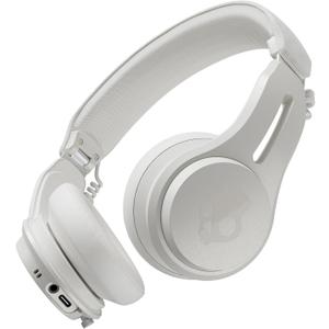 Skullcandy Icon ANC Wireless On-Ear Bluetooth Headphones, Active Noise Cancelling, Up to 60 Hours Battery, Sweat Water Resistant, Foldable and Durable, Microphone for iPhone Android - Bone