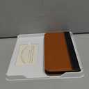 TUCCH Case for iPhone 16 Plus, PU Leather Flip Wallet Stand Folio Cover with [RFID Blocking] [3 Credit Card Slot] Shockproof [Soft TPU Interior Case] Compatible with iPhone 16 Plus, Black & Brown