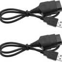 SING F LTD 2 Pcs PC USB Adapter Cable Game Controller Adapter USB Converter Adapter Cable Compatible with Xbox Gen.1 Controller Black