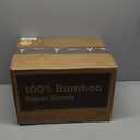 Amazon Aware 100% Bamboo Paper Towels, 12 Rolls, 2 ply, FSC Certified, 150 Sheets, 1800 Count, Pack of 12, Plastic-Free, White