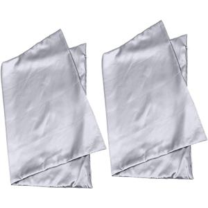 GLEAVI 1pair Cooling Polyester Pillow Covers Zipper Soft and Breathable Pillowcases for Bedroom Deep of Ice Pillowcases for Easy Maintenance and Comfort