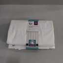 Maytex Waterproof Fabric Shower Curtain or Liner White