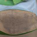 Coutgo Women's Mules Low Kitten Heel Closed Square Toe Slip On Backless Dress Shoes,Size 9 1/2, Green