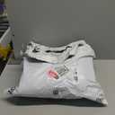 joyhalo Christmas Tree Collar, 29" White Christmas Tree Skirt Base for Artificial Trees Bottom Ring Modern Christmas Decor, White Faux Fur Tree Collar for 69FT Tree