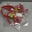 2 x Red Christmas Reindeer Antlers Headband With Bow, Deer Reindeer Antlers Hair Accessories for Women, Christmas Cosplay Costume Party