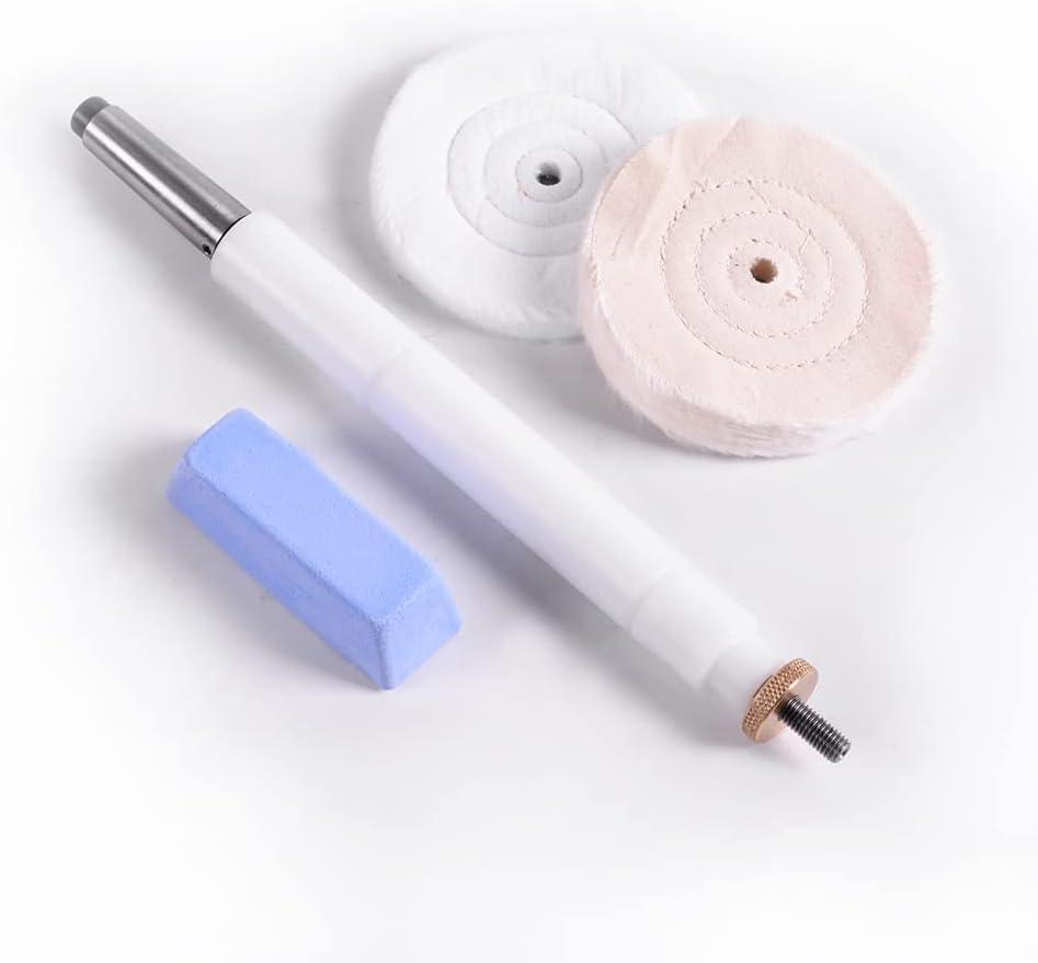 Lathe Buffing System 2 Step, 2 Wheel Bufffing Mandrel, MT2 Mounts