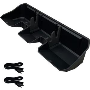 Rear Under Seat Storage Organizer Box Compatible with for Tesla Cybertruck 2024-2025Black