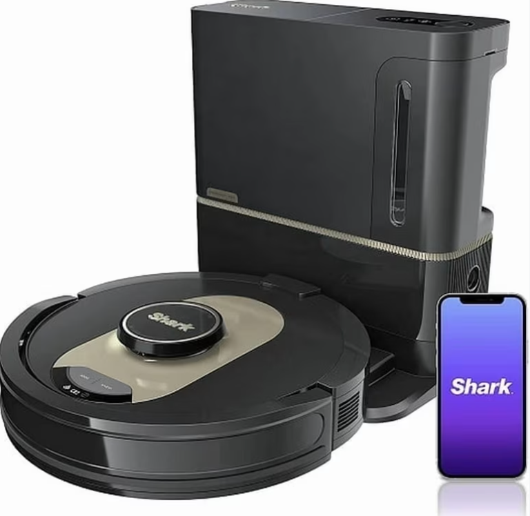 Shark AV2501AE AI Robot Vacuum with XL HEPA Self-Empty Base, Bagless, 60-Day Capacity, LIDAR Navigation, Perfect for Pet Hair, Compatible with Alexa, Wi-Fi Connected, Carpet & Hard Floor, Black