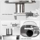 Catekro Exhaust Muffler Y Pipe 2.5" Inlet 3" Dual Outlet 21.3" Length
