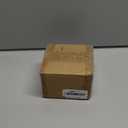 GENMOUS 6 Pack Farmhouse Wooden Bead Coasters with Metal Holder for Coffee Table Decor, Square Handmade Cup Coasters Set for Drinks Absorbent, Rustic Cute for Home Kitchen Table Dcor Gift