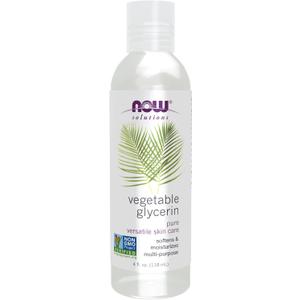 NOW Solutions, Vegetable Glycerin, 100% Pure, Versatile Skin Care, Softening and Moisturizing, 4-Ounce (4 Fl Oz (Pack of 1))(BB: 11/2028)