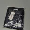 Girls' Satin Pajamas Set Two Piece Silk Nightwear Button-Down Sleepwear for Mom and me (Black,size 8)