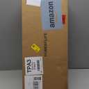 Chandelier, Matte Black with White Fabric Shade, Farmhouse Linear Island Lighting Fixture for Kitchen, Dining Room (5-Light Matte Black with Fabric Shades)