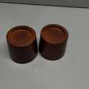 Wooden Furniture Bed Risers - 3 Inch Circle Heavy Duty Furniture Height Extenders Lifts for Sofa Couch Desk Chair Table Base Raising Space, Convenient Store and Cleaning, Pack of 4