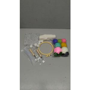 Punch Needle Kit Hand Made Yarn Punch Needle Kit for Children