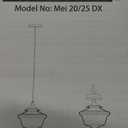 VAXCEL Pendant Lights 14.75"H Glass 1-Light Adjustable Hanging Length Brass