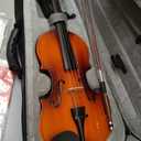 Vangoa 1/4 Violin Set for Beginners, Fiddle Quarter Size with Hard Case, Rosin, Tuner, Mutes, Shoulder Rest, Strings, Notes Stickers (Imprinted Finger Guide on Fingerboard)