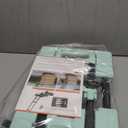 Folding Hand Truck 500lbs, Portable Heavy Duty Dolly Cart, 6 Wheels Collapsible Luggage Cart with 2 Elastic Ropes - Compact Trolley Cart for Easy Moving - Ideal Hand Cart for Travel and More (1.70, Green)