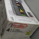 Sterilite 4 Shelf Cabinet, Heavy Duty and Easy to Assemble Plastic Storage Unit, Organize Bins in the Garage, Basement, Attic, Mudroom, Gray, 1-pack