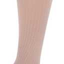 Dr. Scholl's Women Graduated Compression Knee High Socks-Comfort and Fatigue Relief-Mild 8-15 mmHg (4-10, Beige (1 Pair))