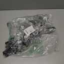 3 Pack Skirt Pants Hangers with Clips, Legging Organizer for Closet Hanging with 10 Cilps Holds 30 Leggings/Shorts/Jeans/Skirts Pants Hangers Space Saving Closet Organizers and Storage, Black