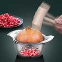 Pomegranate Deseeder Tool Stainless Steel Pomegranate Peeler Cutter Opener Pomegranate Seed Remover