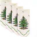 Spode - Napkin Set, Holiday Inspired Home Decor, Set of 4 (Spode Christmas Tree Collection) (20" x 20" (Set of 1))