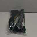 Lutalica W Women's Classic Closed Round Toe Patent Leather Comfortable Daily Slip On Bow Tie Chunky Heel Pumps Shoes (9, Black)