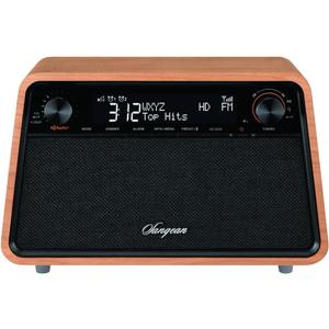 Sangean HDR-19 HD Radio/AM/FM-RDS/Bluetooth/AUX Premium Wooden Cabinet Radio