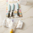 scrapcooking Stainless steel mini angled spatula - 21cm, 3 Pack, SISTEMA 2X13.5 OZ 400 ML