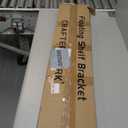 2pcs Floating Shelf Bracket Heavy Duty,Decorative Floating Shelf Hardware Hidden Black Metal Fireplace Mantel Brackets (43"X8"X1.0" with Tools)