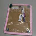 VUSIGN Small White Board Dry Erase, 8.5'' x 11'' Magnetic Dry Erase Board, Mini Whiteboard with Markers for Students, Fridge, Wall, Locker, Pink