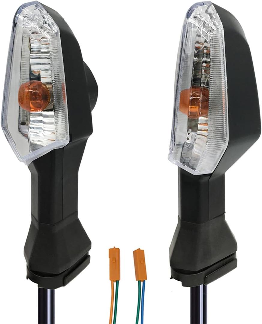 Motorcycle Turn Signal Indicator Light Blinker Blub Lamp For KAWASAKI Z250 Z300 Z750 Z800 Z1000 Versys 650/1000 For Ninja 250 300 400 650 ER-6F ER-6N (Clear)