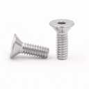 KINJOEK 100 Packs 1/4-20 x 3/4 Inch Flat Head Socket Cap Screws, Allen Hex Drive Countersunk Bolts, 304 Stainless Steel 18-8, Full Thread, Bright Finish, Heavy Duty Hex Machine Screws