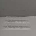 Clear Wall Mounted Marker Holder, Dry Erase Marker Holder | Sturdy Acrylic Material, Mounts To Wall, Marker Tip Slot Keeps Markers In Place | Holds 10 Markers & 1 Eraser (2.9x9.5x3.5in)