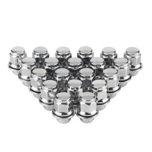 M12x1.5 Wheel Lug Nuts for Cmary Corolla, 20PCS One-Piece OEM Mag Lug Nuts 12x1.5 Lug Nut with 3/16'' (21mm) Hex for Camry Tacoma Corolla Rav4 4Runner ES350 IS300 (Chrome)