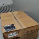 43.5" Fluted Makeup Vanity Desk, Large Glass Top Vanity Table with Mirror & Lights, 10 Drawers, 2 Transparent Glass Cabinets, Dressing Table Set with Stool and Charging Station, Brown