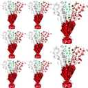 8 Pack Christmas Metallic Foil Spray Centerpiece Star Snow Table Decoration Burst Table Centerpieces for Holiday Decorations Party Wedding Birthday New Year Supplies