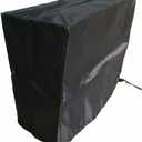 Large Size CPU Dust Cover, Gaming Computer Desktop PC Mid-Tower [Antistatic, Waterproof] Jacket Protector, PC Case, Computer Dust Cover with Adjustable Elastic Cord (10W x27.5D x20H) (Black)