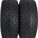 MARASTAR 21436-2PK 15x6.00-6" Front Tire Assembly Replacement for Husqvarna Riding Mowers