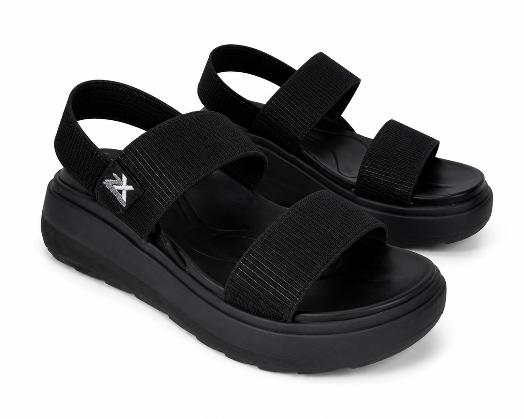 ZeroXposur, Black,Julianna Sandal, Size 9