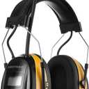 Digital AM FM Radio Hearing Protection Earmuff for Adult, 30dB SNR for Mowing, Construction, Chainsaw, Snowblowing