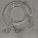 Pouring Shield for KitchenAid Tilt Head 4.5-5 QT (for Stainless Steel Bowls Only), for Kitchen aid Accessories and Attachments, Fully Enclosed Foldable Lid Mixer Bowl Cover, Not For Bowl Lift (Clear)