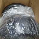 11x 6.00-5 Flat Free Tire, 2 Pack Zero Turn Front Mower Tires, 11x6.00-5 Solid Lawn Mower Tire with 3/4" or 5/8" & 1/2" Bearings, 450lbs, 6"- 8" Centered Hub for Bad Boy/Cub Cadet Lawn Mowers, 11x6.00-5 Solid TiresGery Rim)